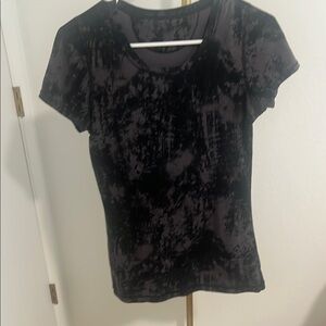 Lululemon Black Tie-Dye women's top